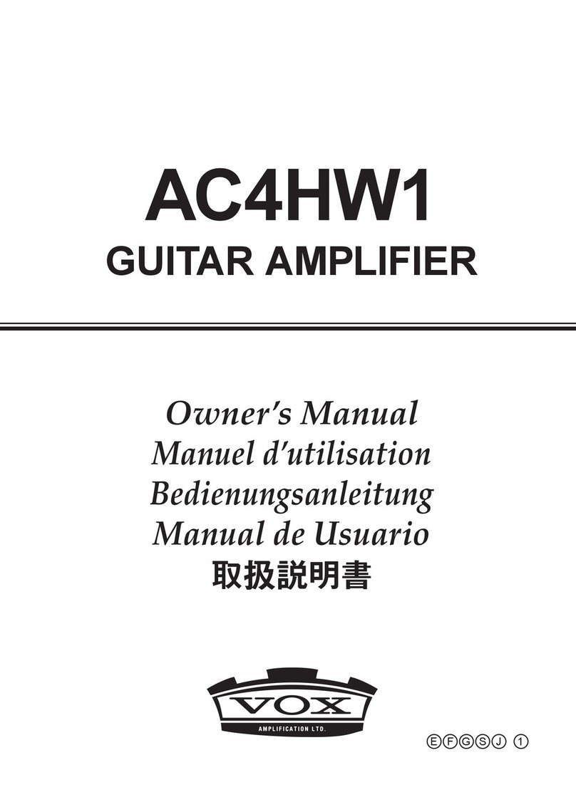 Vox AC4HW1 owner's manual