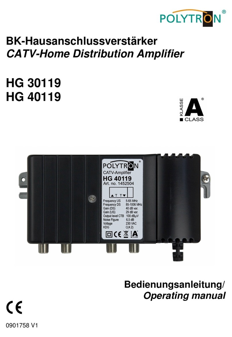 Polytron HG 30119 User manual Polytron HG 30119 User manual