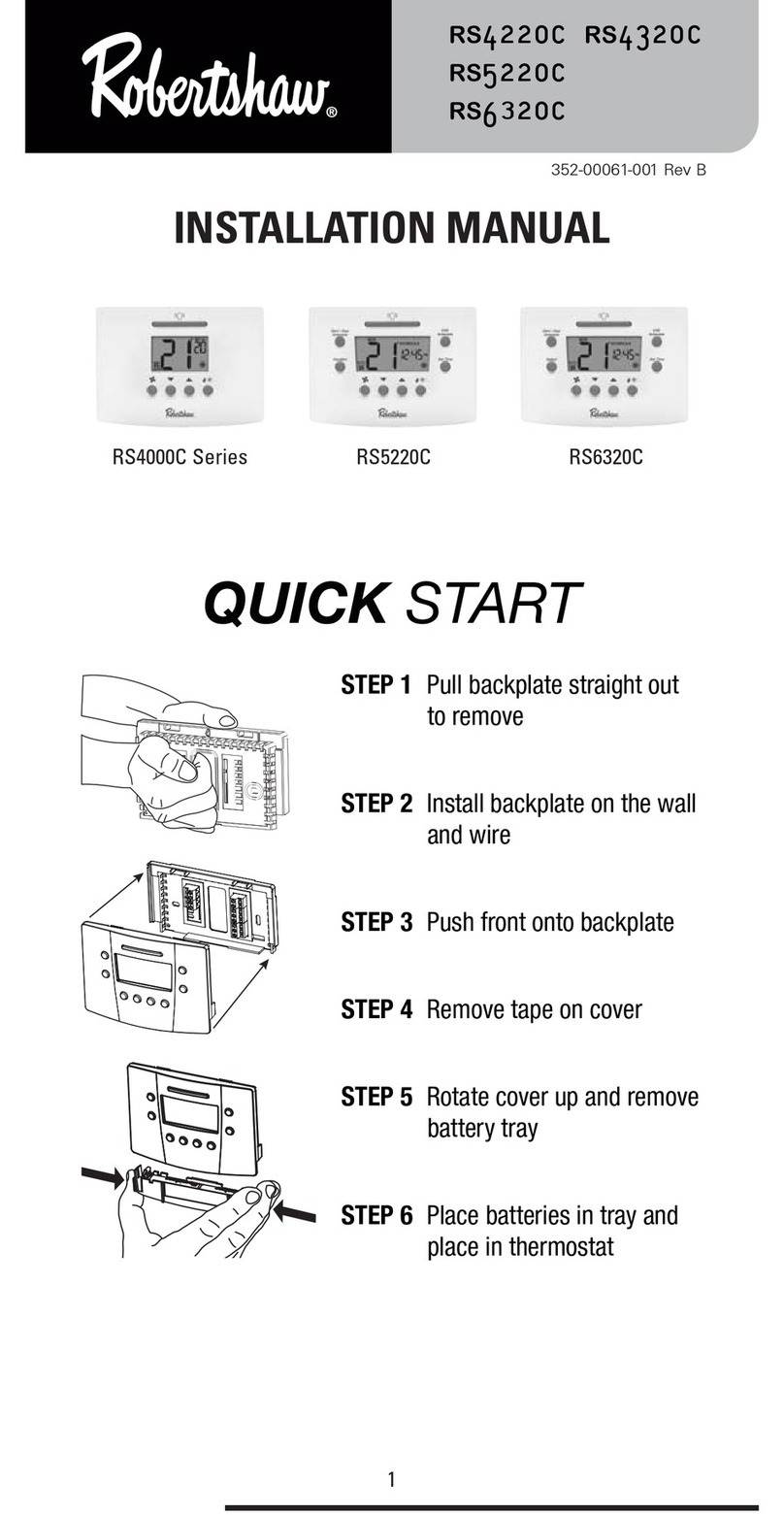 Robertshaw RS4220C installation guide