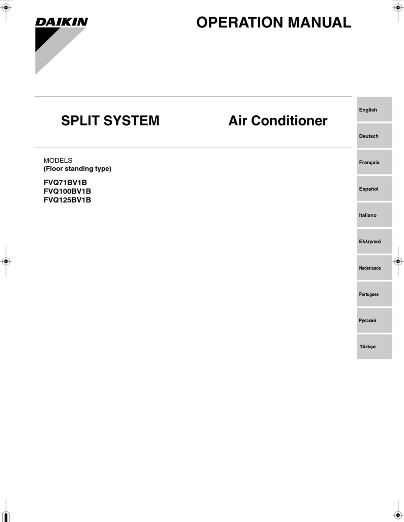 Daikin FVQ71BV1B User manual