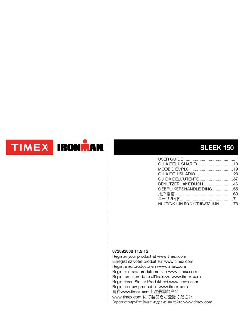 Timex SLEEK 150 user guide