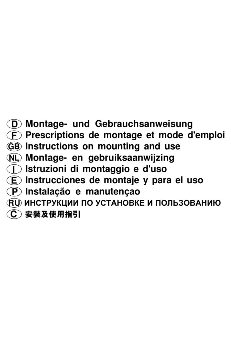 ELICA ICEBERG Instruction on mounting and use ELICA ICEBERG Instruction on mounting and use