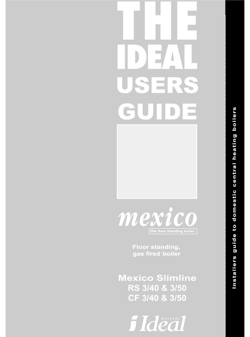 IDEAL Mexico Slimline CF3/40 User manual