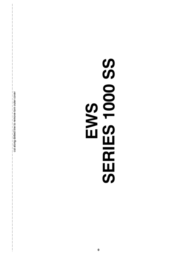 EcoWater series 1000 ss manual