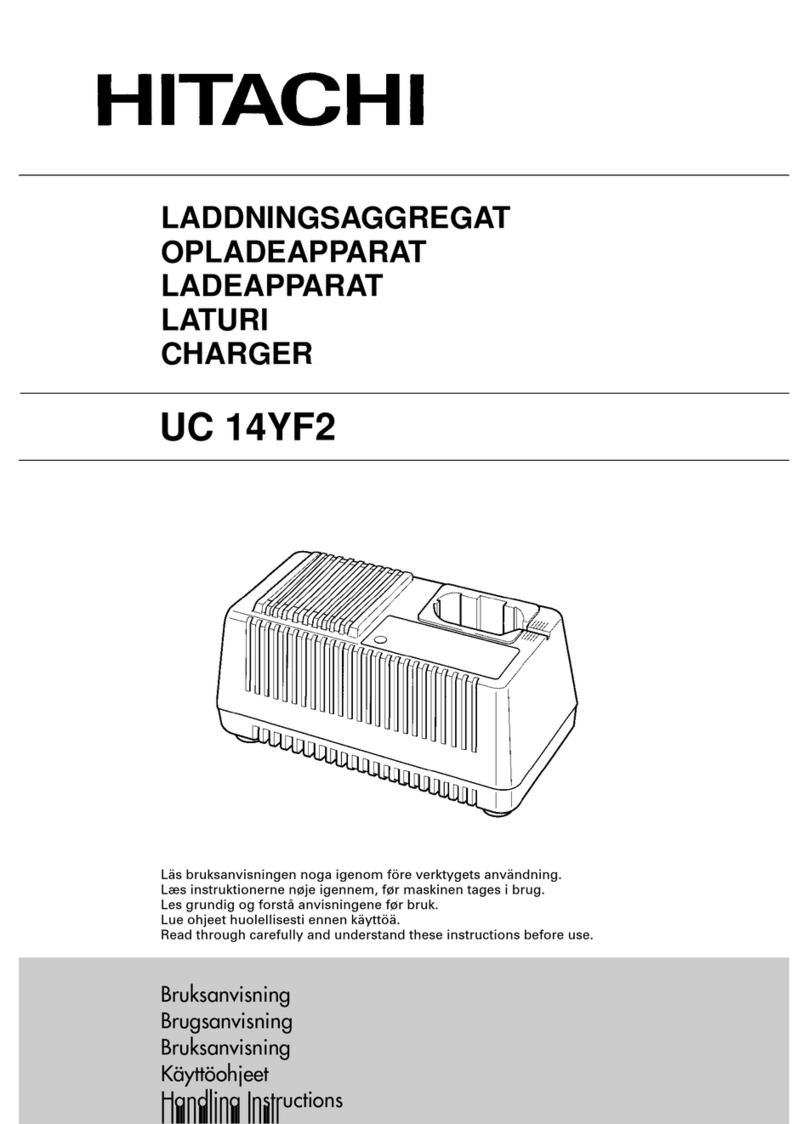 Hitachi UC 14YF2 Handling instructions