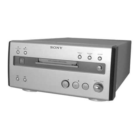 Sony MDS-SP55 User manual