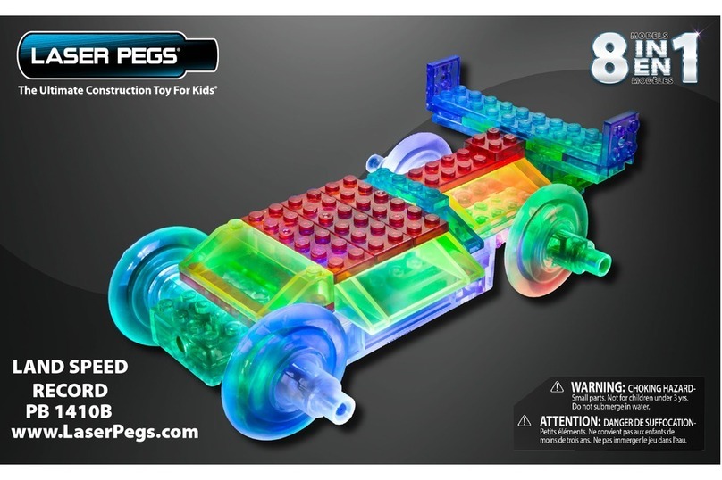 LaserPegs LAND SPEED RECORD PB 1410B User manual