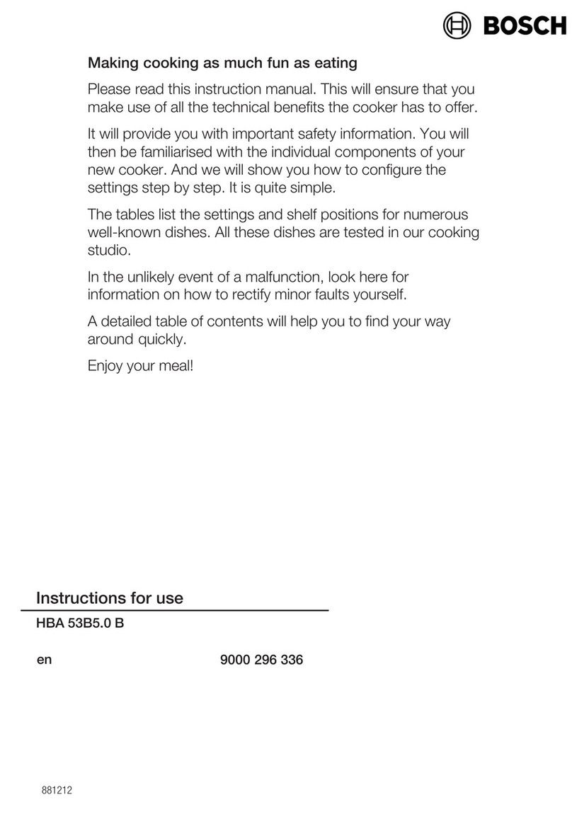 Bosch HBA53B560B instruction manual