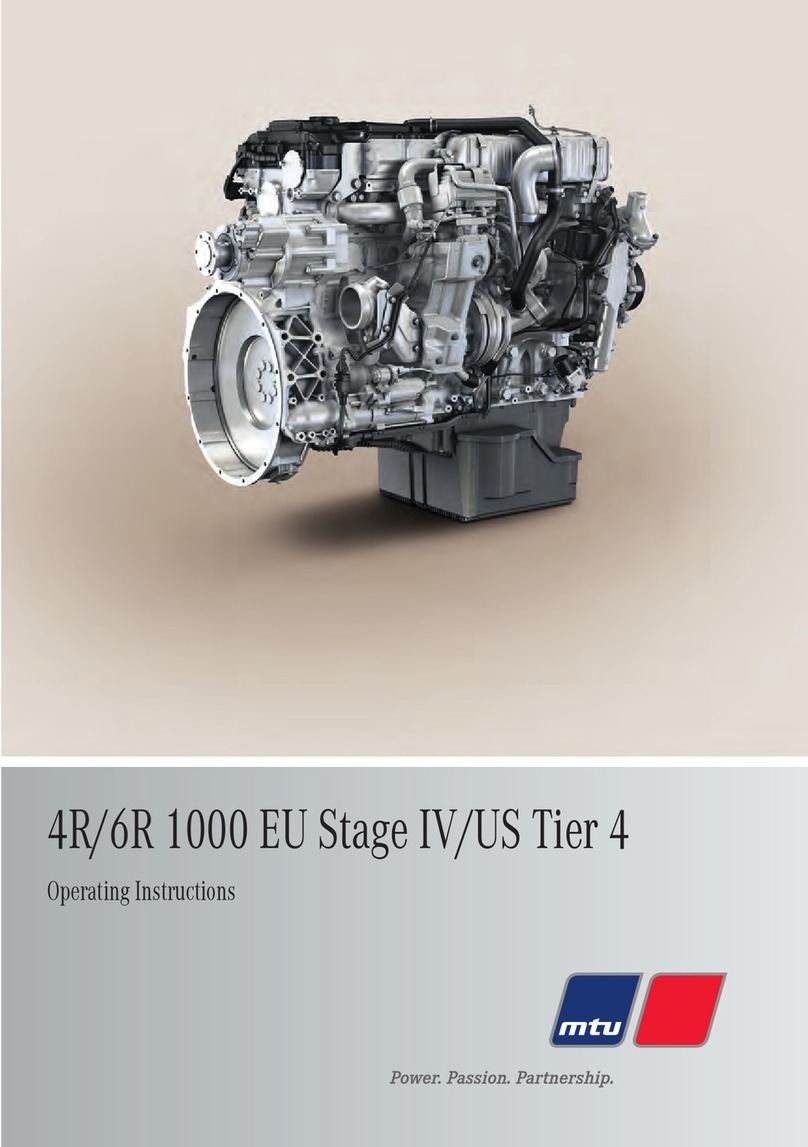 MTU 4R 1000 SERIES operating instructions