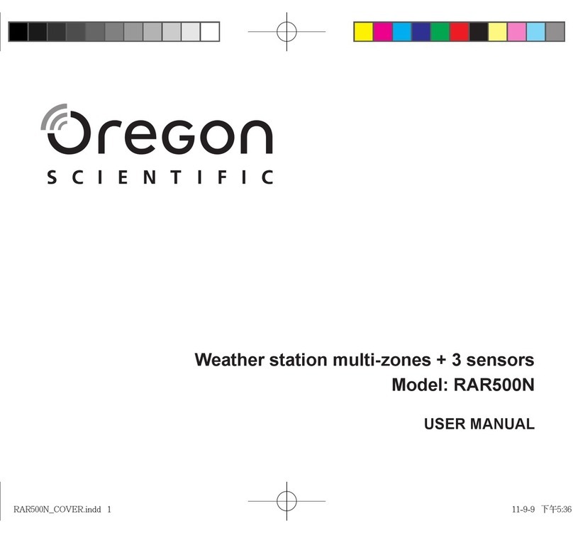 Oregon Scientific RAR500N User manual Oregon Scientific RAR500N User manual