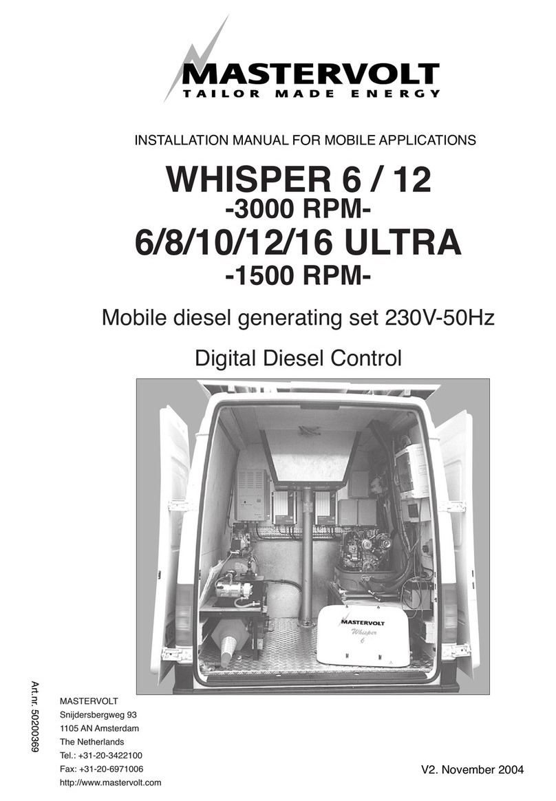 Mastervolt Whisper 6 User manual