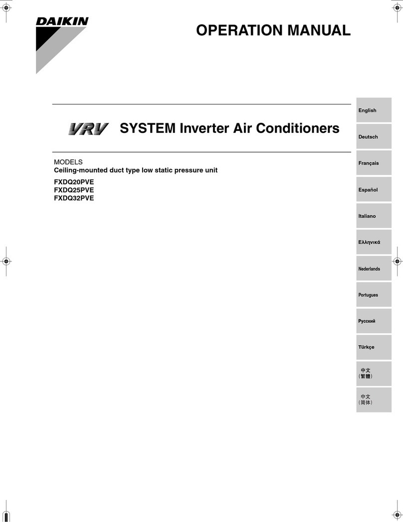 Daikin FXDQ20PVE User manual