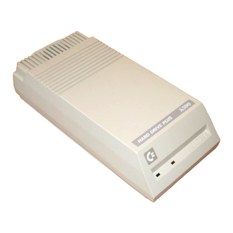 Commodore Amiga AS90 Hard Drive Plus user guide