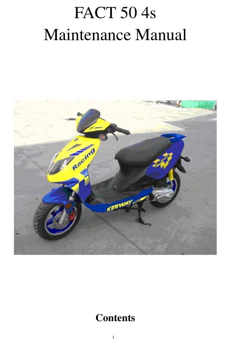 KEEWAY FACT 50 4T User manual