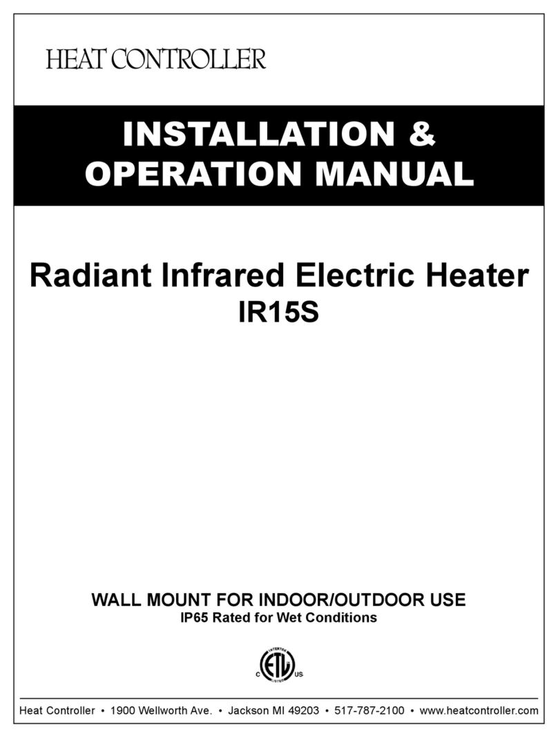 Heat Controller IR15S Installation & operation manual