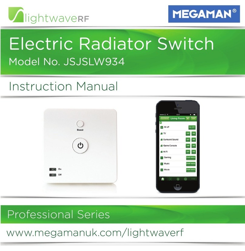 LightwaveRF JSJSLW934 User manual LightwaveRF JSJSLW934 User manual