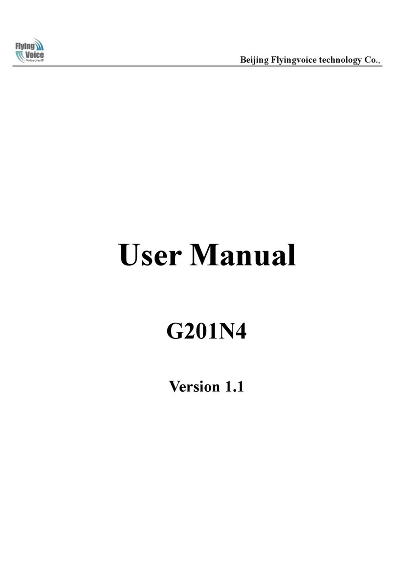 Flying Voice Technology G201N4 user manual Flying Voice Technology G201N4 user manual