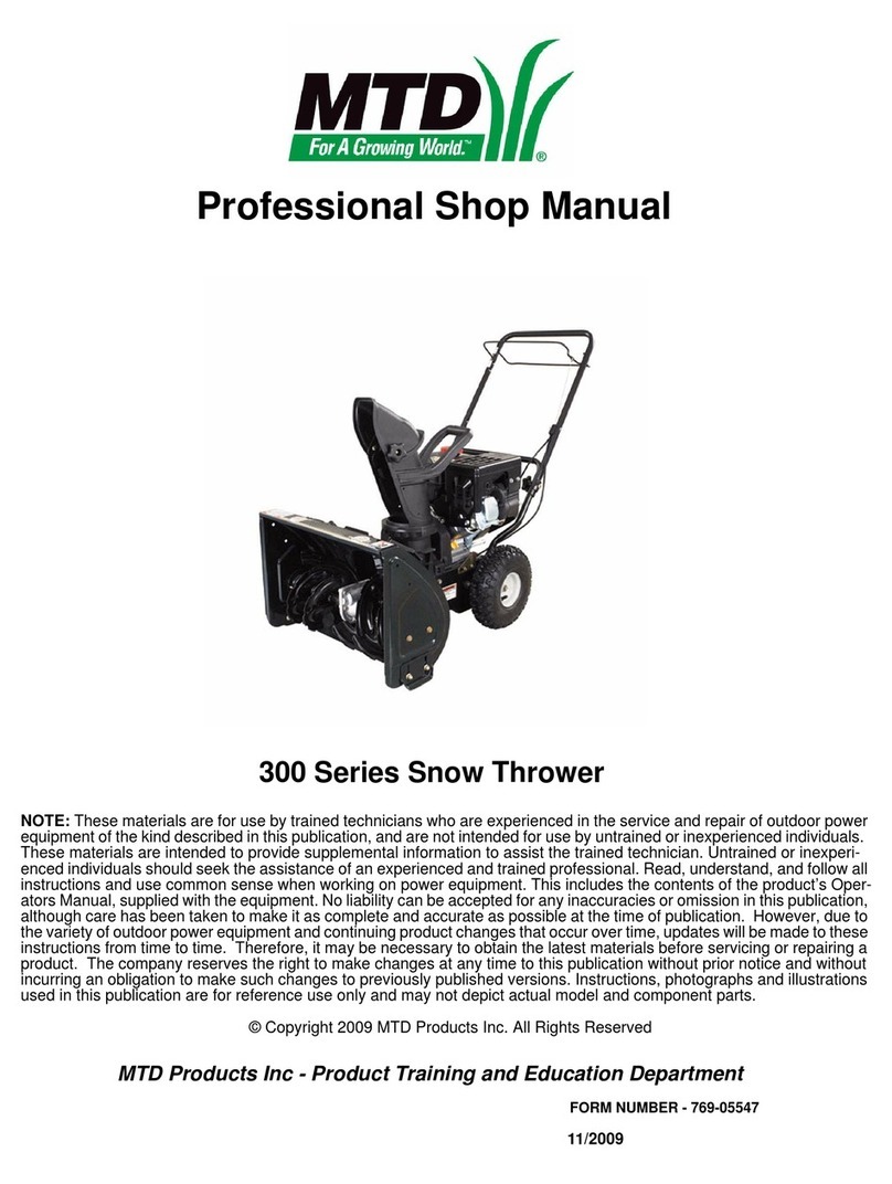MTD 300 Series Shop Manual