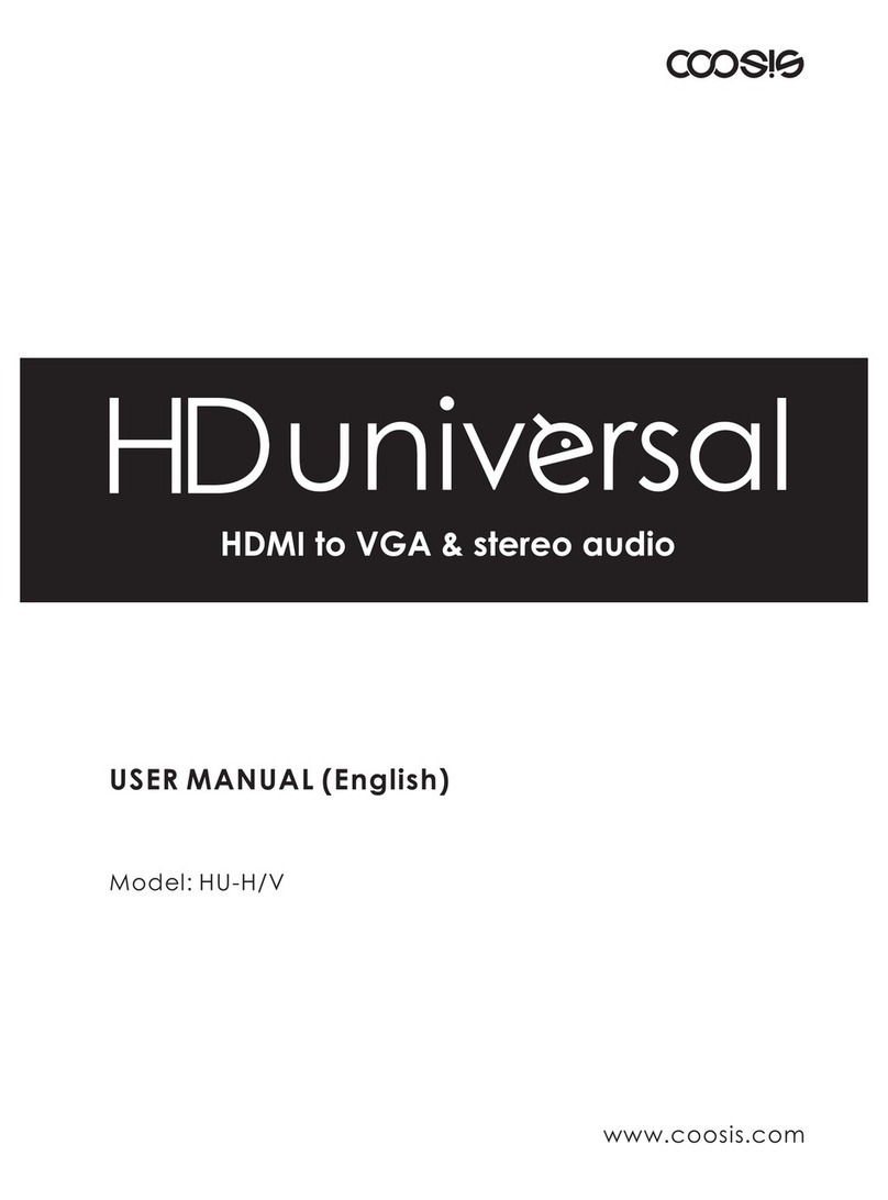 Coosis HDuniversal HU-H user manual