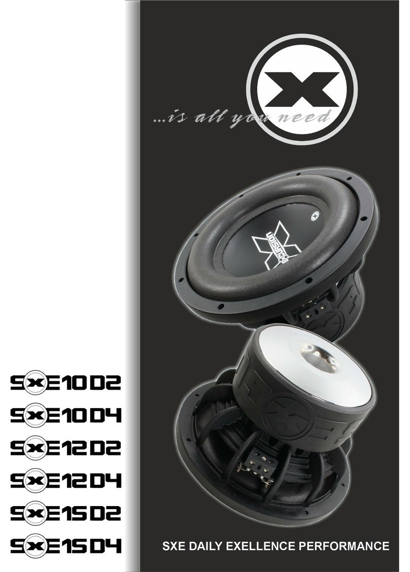 EXCURSION SXE 1002 EXELLENCE owner's manual