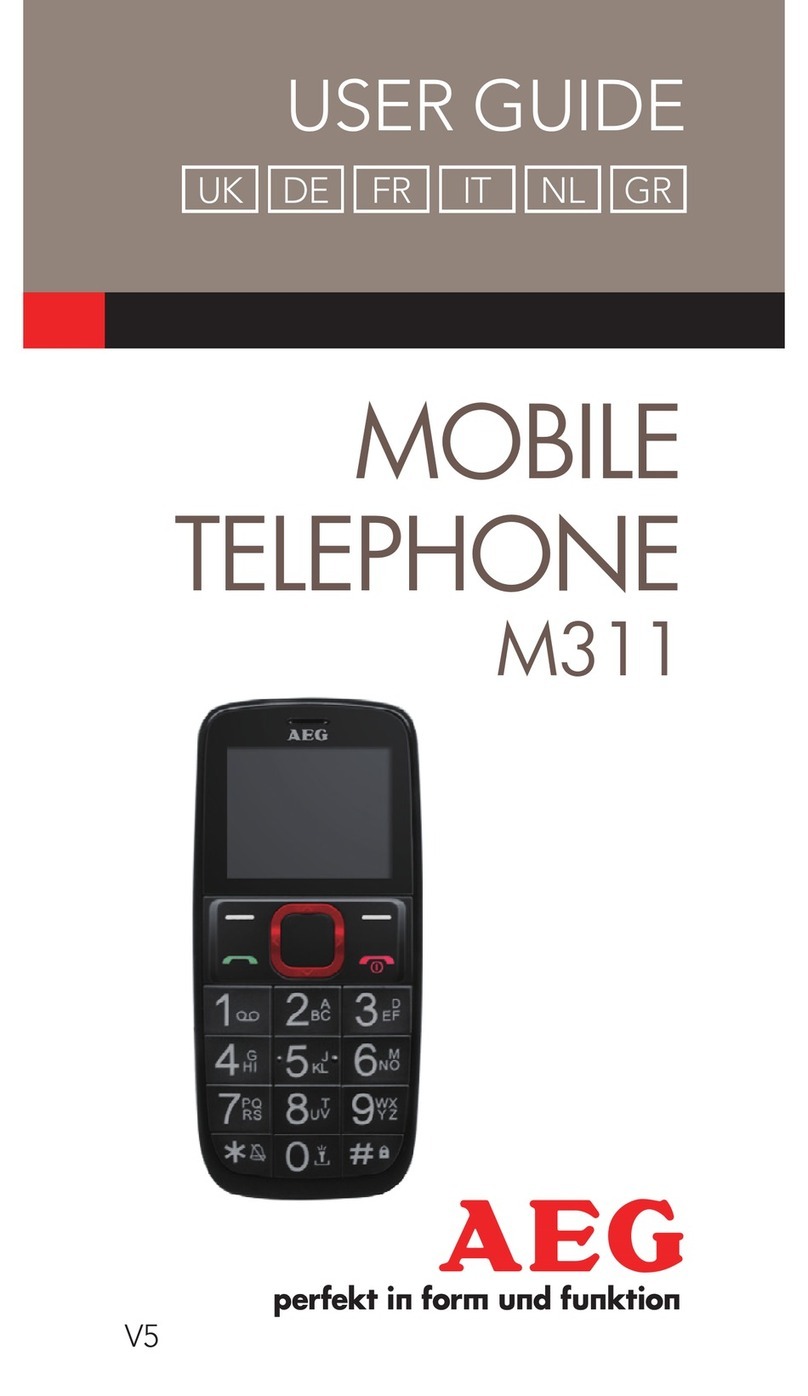 AEG M311 User manual
