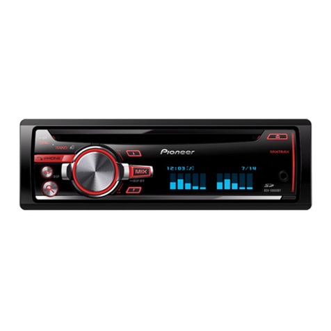 Pioneer DEH-X9650BT owner's manual