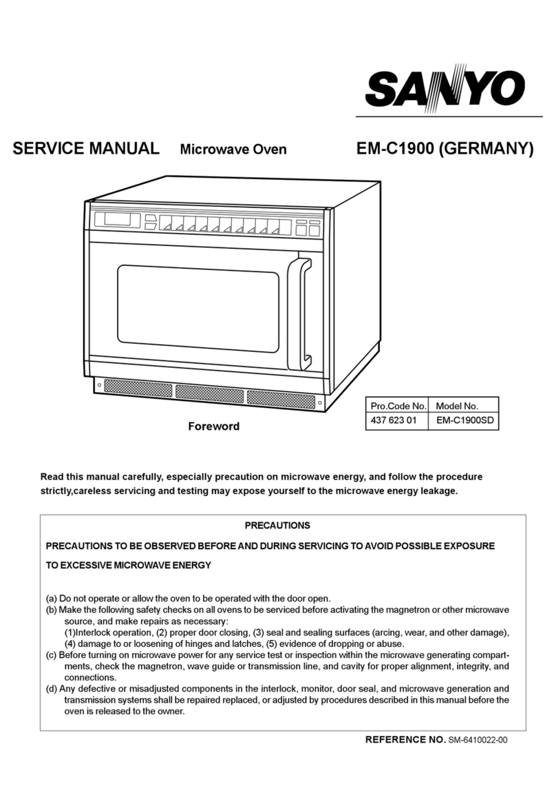 Sanyo EM-C1900 Service manual