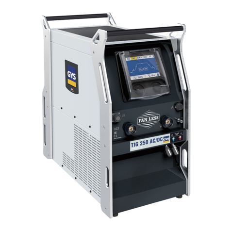 GYS TIG 250 AC/DC User manual
