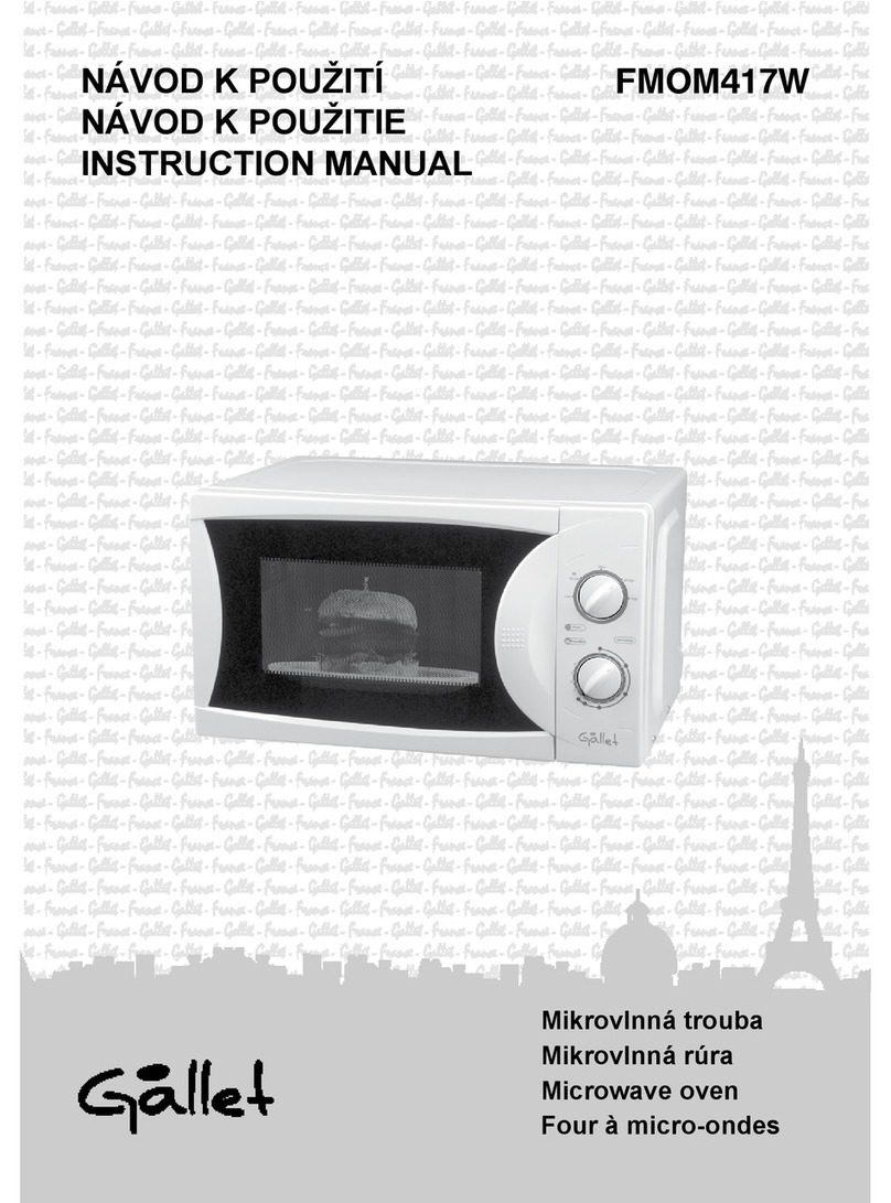 Gallet FMOM417W User manual