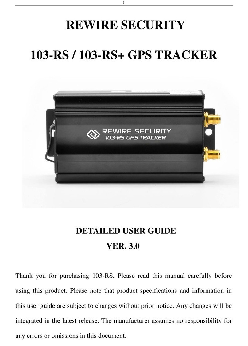 REWIRE SECURITY 103-RS Operating and maintenance manual
