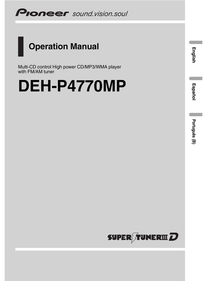 Pioneer DEH-P4770MP Operation manual