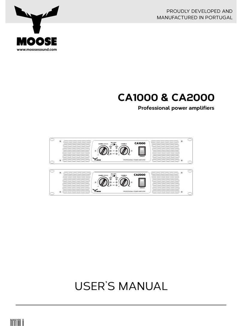 MOOSE CA1000 user manual