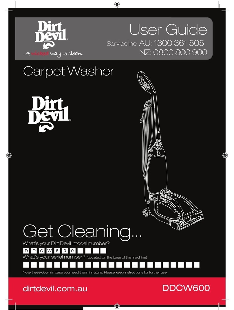 Dirt Devil DDCW600 user guide
