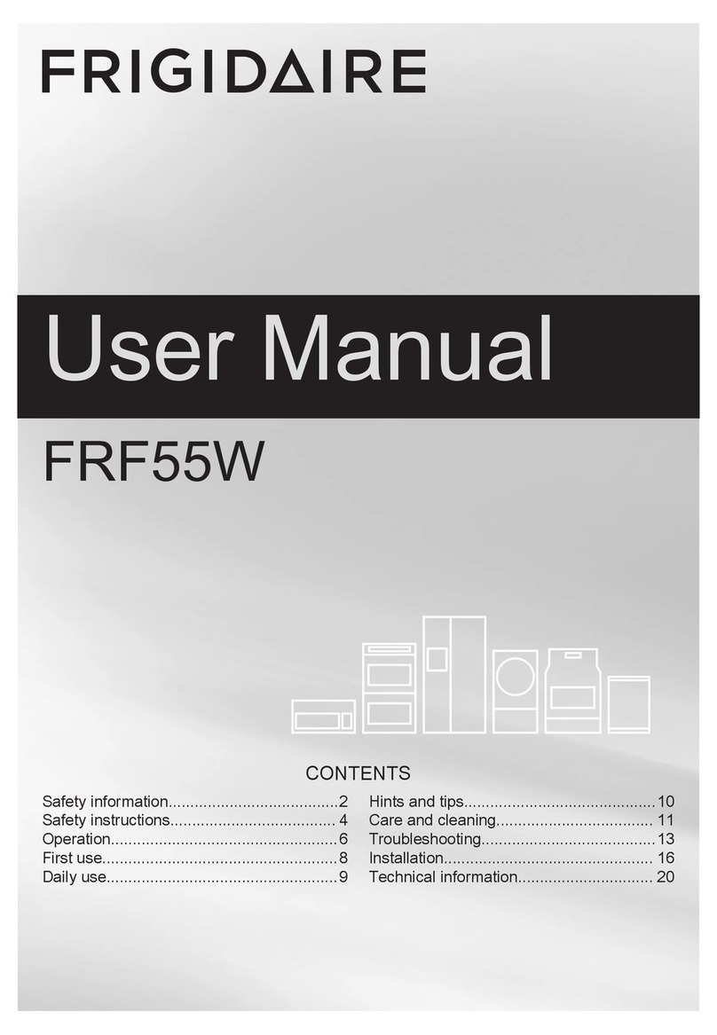 Frigidaire FRF55W user manual
