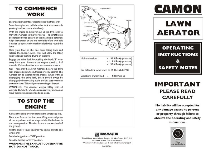 Camon G11302 Instruction Manual