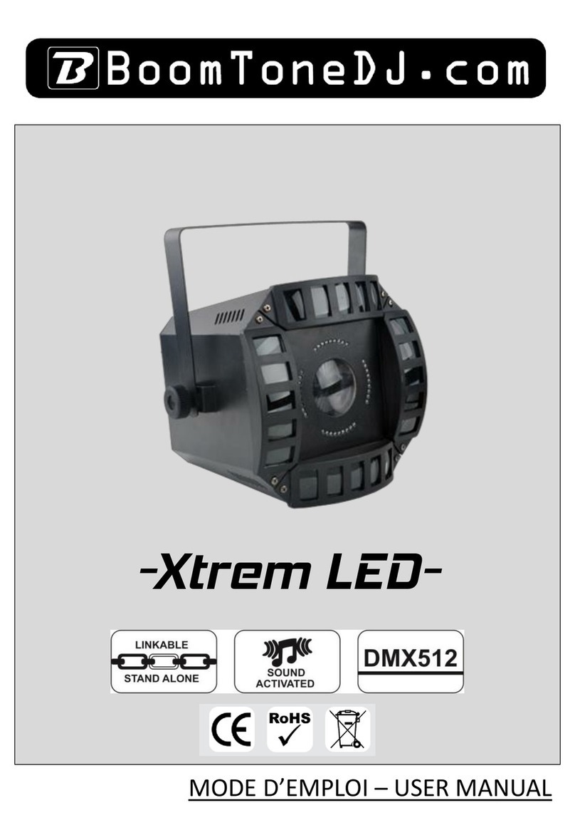 BoomToneDJ Xtrem LED user manual