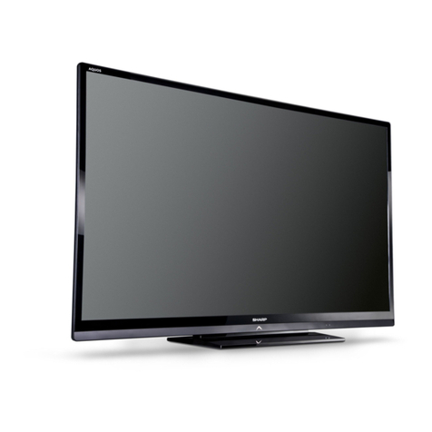 Sharp AQUOS LC-60LE635E User manual