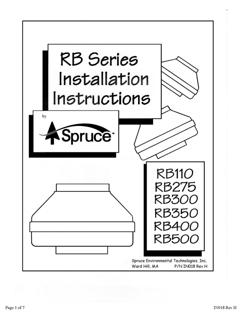 Spruce RB110 User manual
