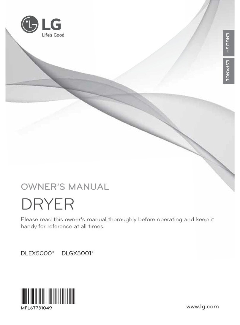 LG DLEX5000 series User manual