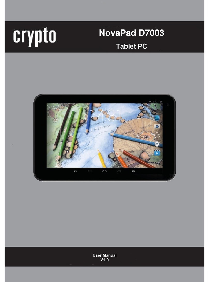 Crypto NovaPad D7003 user manual