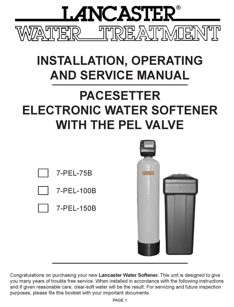 Lancaster PACESETTER 7-PEL-75B Installation, operating and service manual Lancaster PACESETTER 7-PEL-75B Installation, operating and service manual