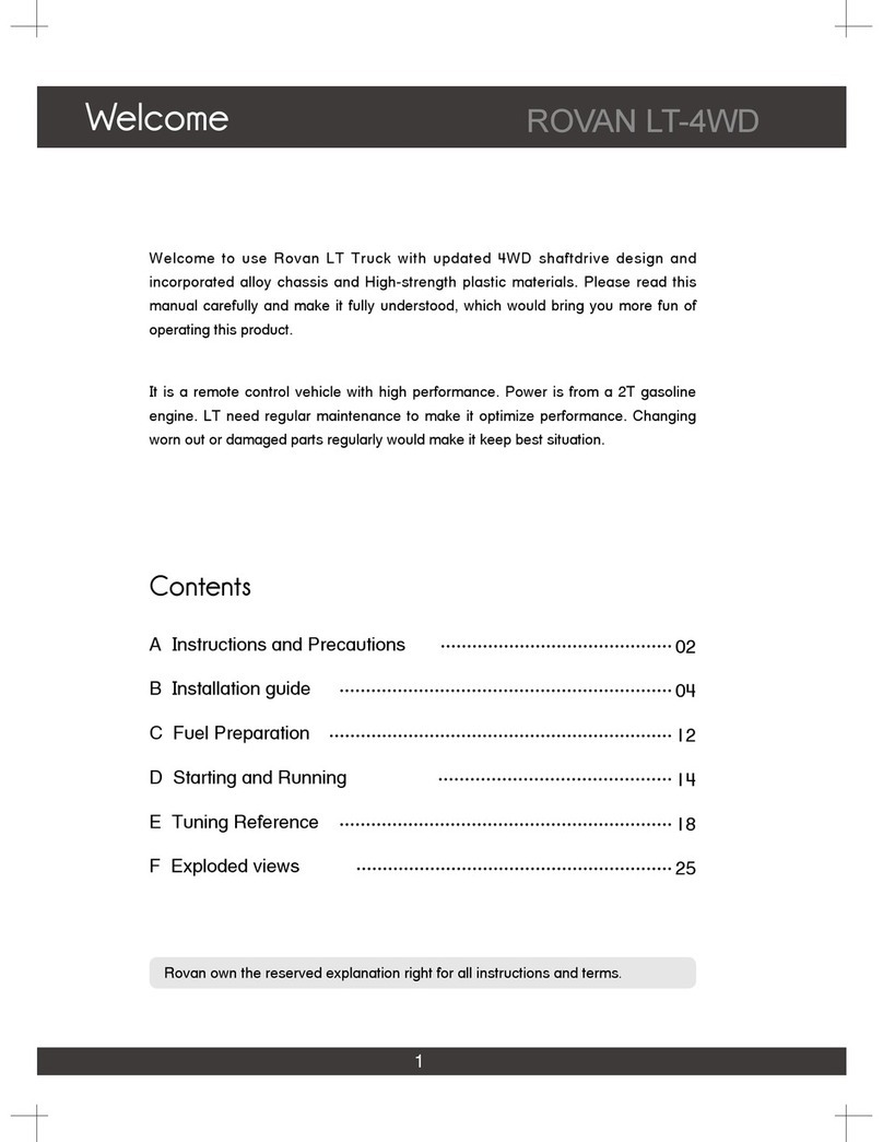 Rovan LT-4WD instruction manual