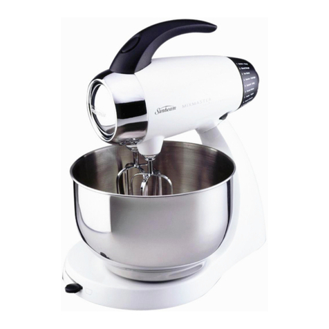 Sunbeam MX8800 - MIXMASTER PROFESSIONAL User manual