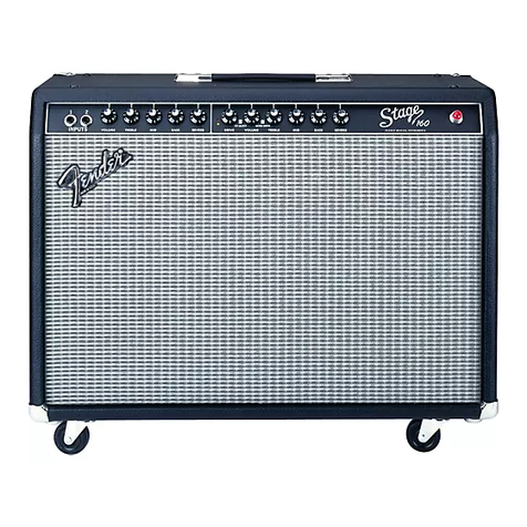 Fender Power Stage 100 Service manual