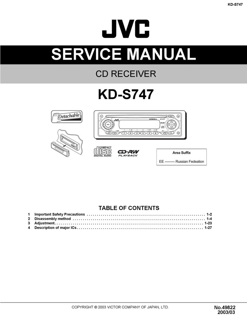 JVC KD-S747 User manual