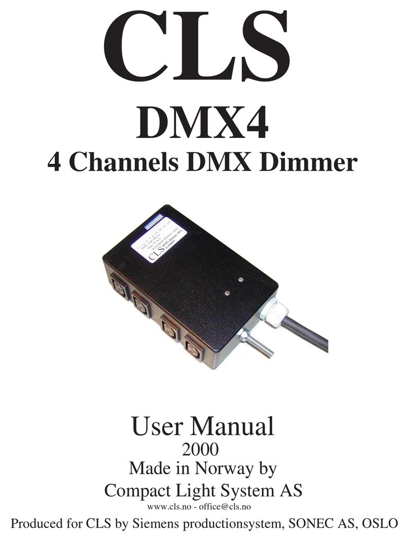 CLS DMX4 user manual