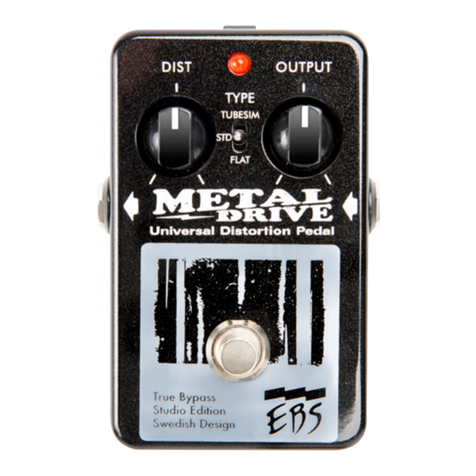 EBS METALDRIVE User manual