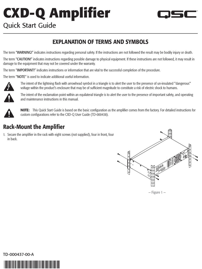 QSC CXD-Q quick start guide