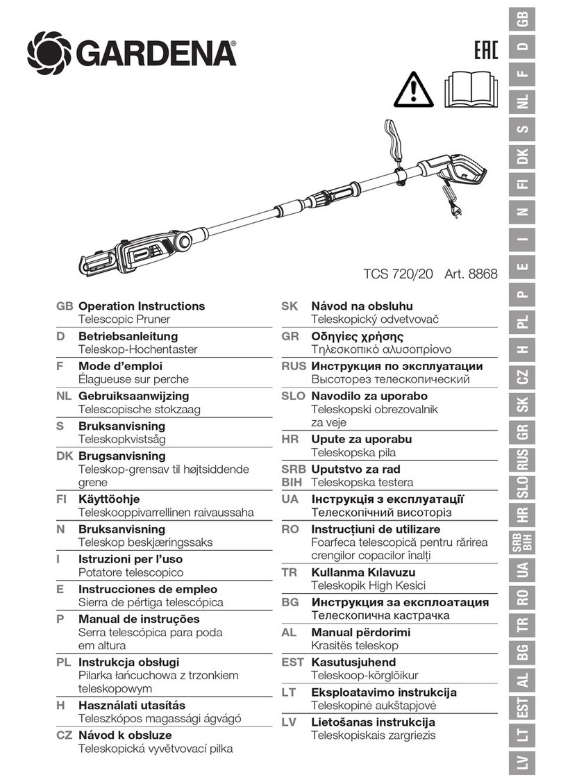 Gardena TCS 720/20 User manual Gardena TCS 720/20 User manual