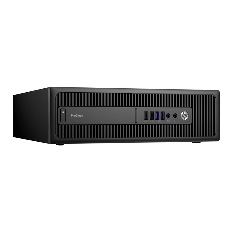 HP ProDesk 600 G2 Small Form Factor Manual
